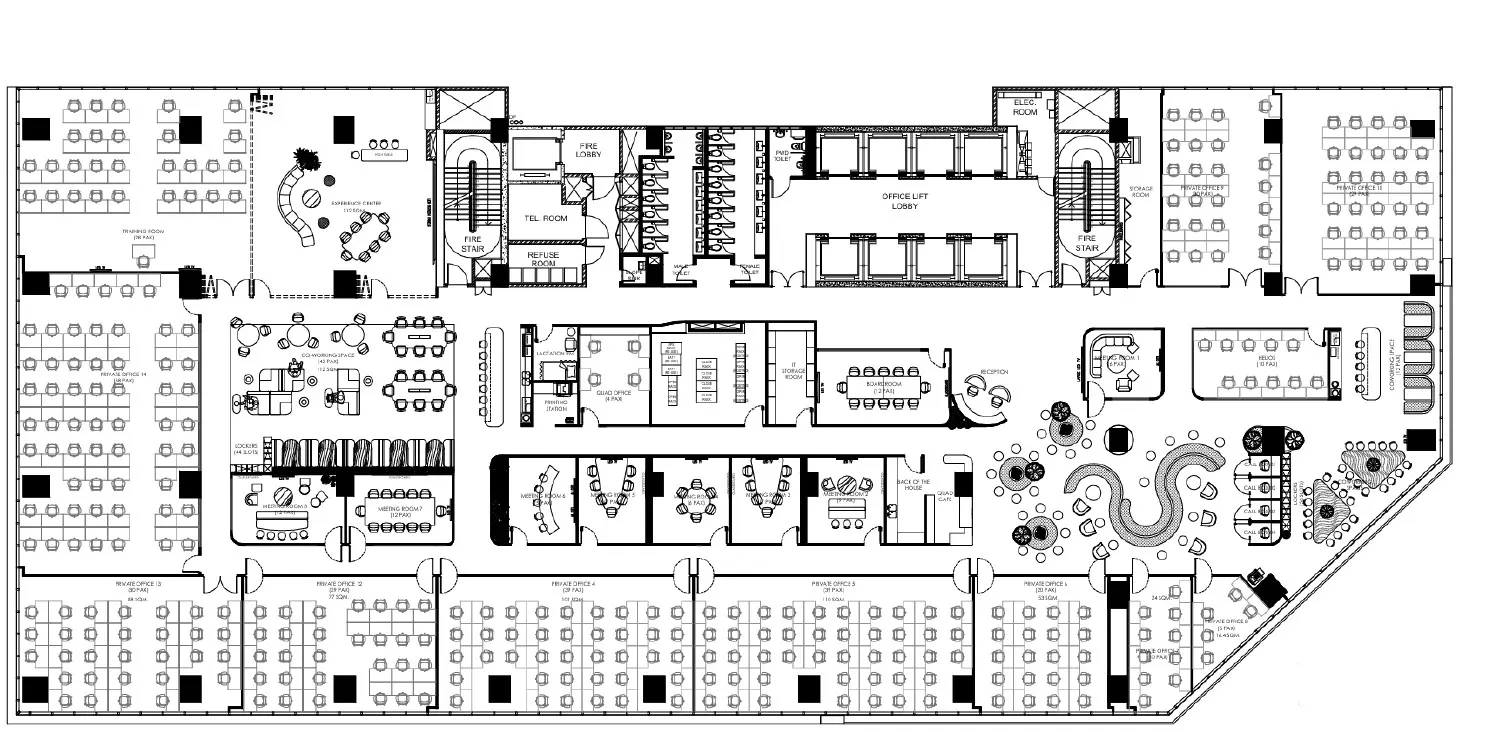 Asian Century Center - Floorplan